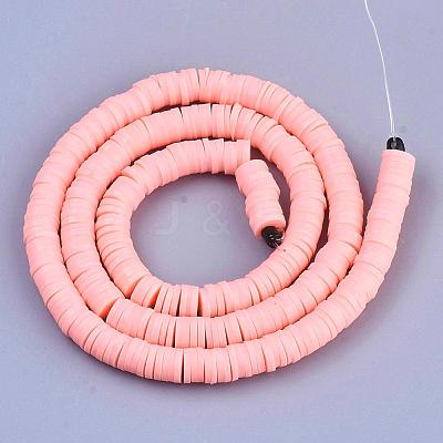 Handmade Polymer Clay Beads X-CLAY-R067-6.0mm-18-1