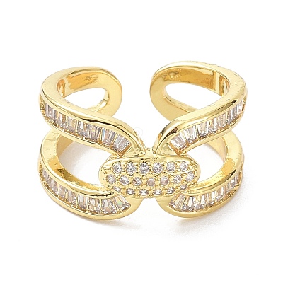 Real 18K Gold Plated Wide Band for Women X-ZIRC-C021-12G-1