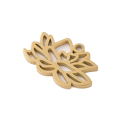 304 Stainless Steel Pendants STAS-S139-06G-02-1
