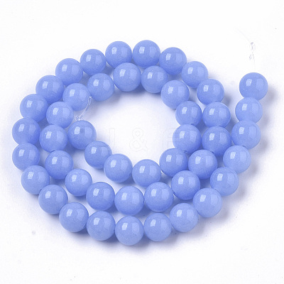 Synthetic Luminous Stone Beads Strands G-T129-12B-1