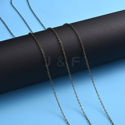 Brass Cable Chains CHC-T008-06A-AB-1