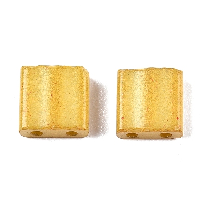 2-Hole Baking Paint Glass Seed Beads SEED-S023-17C-22-1