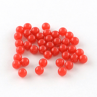 Round Acrylic Beads SACR-R889-12-1