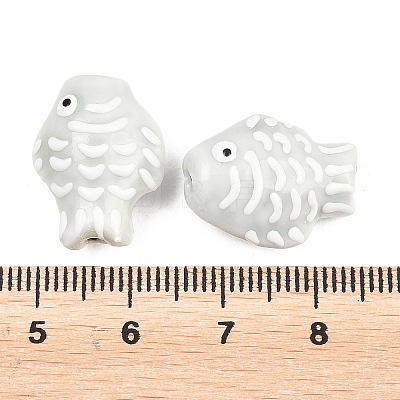 Handmade Porcelain Beads PORC-K010-08-06-1
