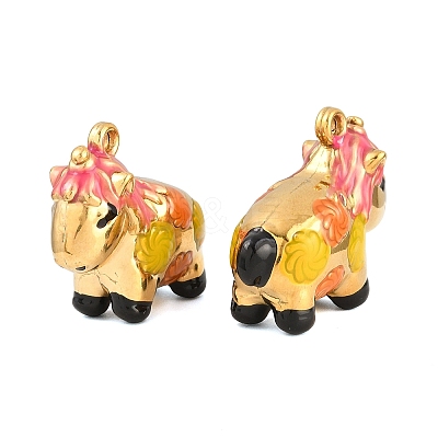 304 Stainless Steel Enamel Pendants SA-CBAF5D5-13G-1