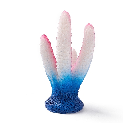 Resin Imitation Coral Ornaments DJEW-G026-01A-1