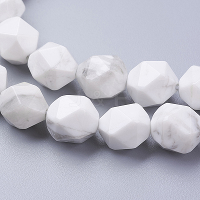 Natural Howlite Beads Strands G-J376-40-10mm-1