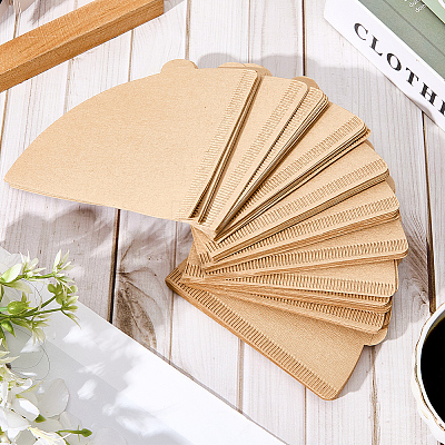 100Pcs Paper Coffee Filters FIND-WH20007-39A-1