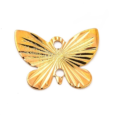 Rack Plating Brass Connector Charms KK-E067-02G-1