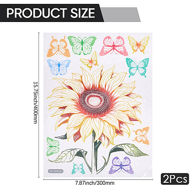 Waterproof PVC Window Stickers DIY-WH20053-13A-1