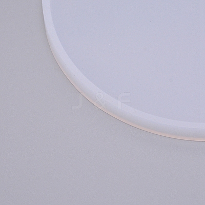 Round Cup Mat Silicone Molds LS-DIY-WH0181-46-1