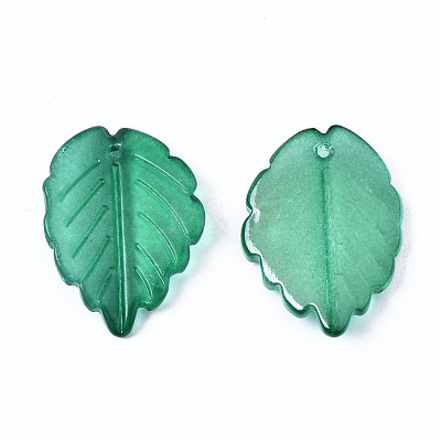 Spray Painted Glass Pendants GLAA-N042-004-A05-1