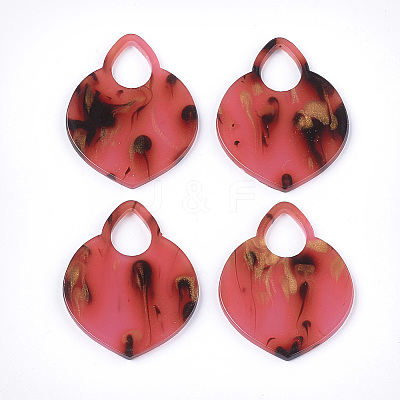 Cellulose Acetate(Resin) Pendants KY-T011-24D-1