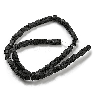 Natural Lava Rock Beads Strands G-C084-E08-02-1