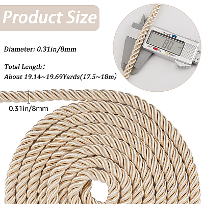 17.5~18m Twisted Polyester Milan Cord OCOR-GF0003-70B-01-1