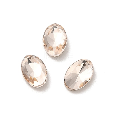 Glass Rhinestone Cabochons RGLA-P037-08A-D261-1