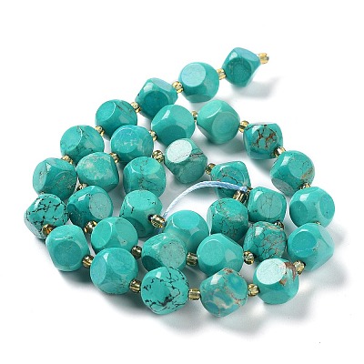 Synthetic Magnesite Bead Strands G-M367-22B-1-1