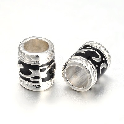 Enamel Alloy European Beads LS-EA8640-2S-1