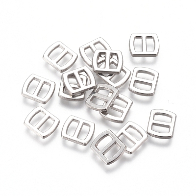 Mini Alloy Buckles PALLOY-WH0067-76-P-1