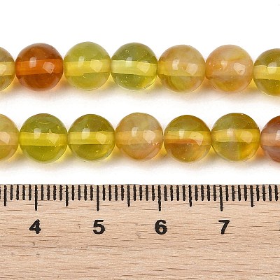 Handmade Lampwork Beads Strand LAMP-B056-8mm-07-1