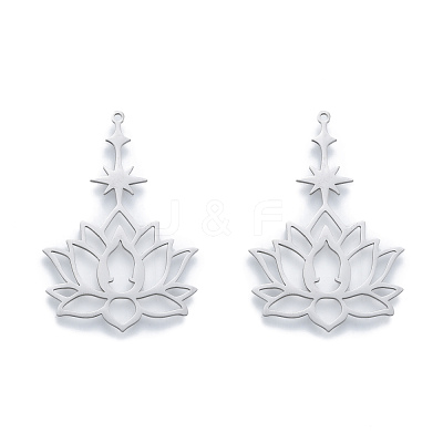 Non-Tarnish 201 Stainless Steel Pendants STAS-N090-LA909-1-1