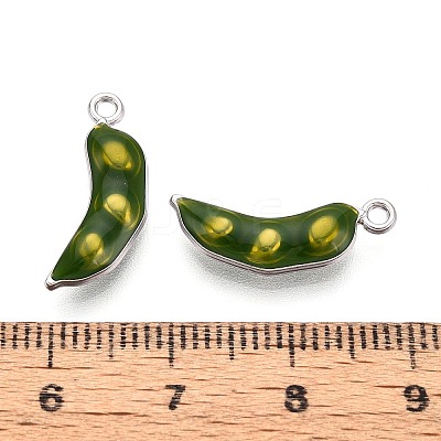 Alloy Enamel Pendants PALLOY-T092-30P-1