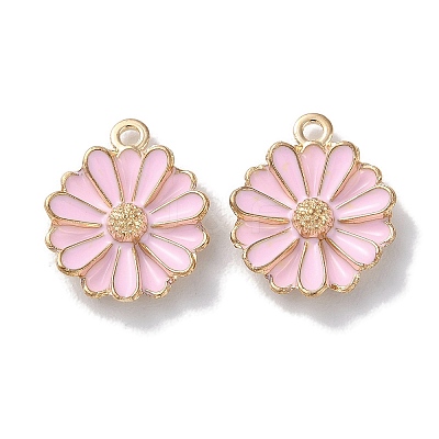 Alloy Enamel Pendants ENAM-O001-07D-G-1