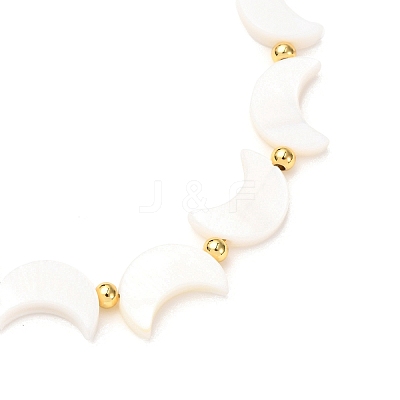 Shell Pearl Beaded Bracelets for Women BJEW-JB12425-1