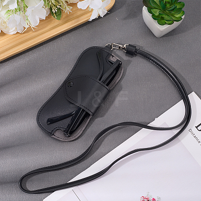 1Pc Imitation Leather Eyeglass Cases AJEW-CN0005-52C-1