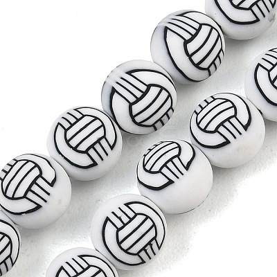 Handmade Polymer Clay Beads Strands PY-CBAEC33-01-1