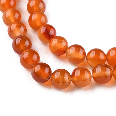 Natural Carnelian Beads Strands G-G0003-C06-1