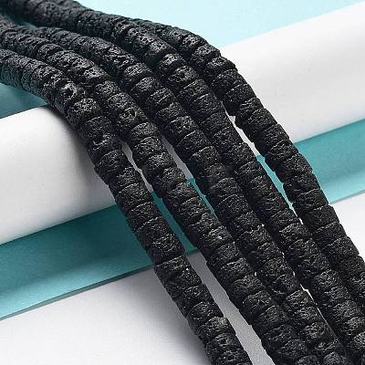Natural Lava Rock Beads Strands G-D085-B01-01-1