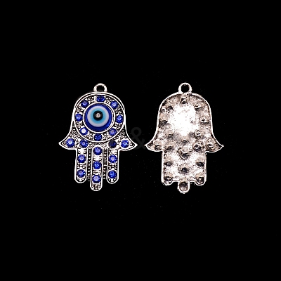 Alloy Rhinestone Pendants RB-WH0003-06-1