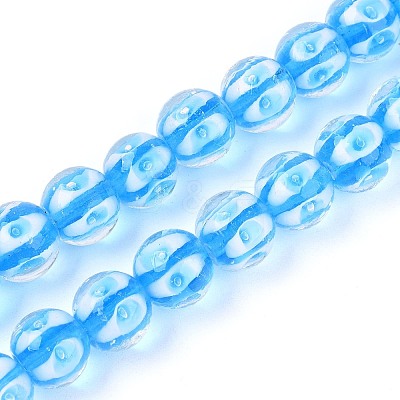 Handmade Lampwork Beads Strands LAMP-N028-20B-1