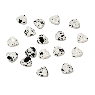 Spot Pattern Resin Cabochons MRMJ-G015-09-1