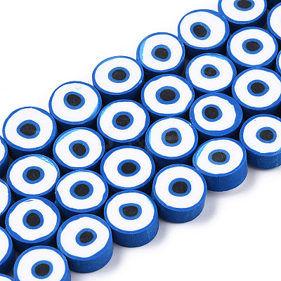 Handmade Polymer Clay Beads Strands CLAY-S096-041H-1