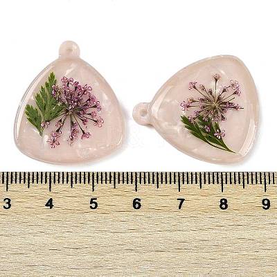 Epoxy Resin Pendants RESI-S09-01I-RS-1
