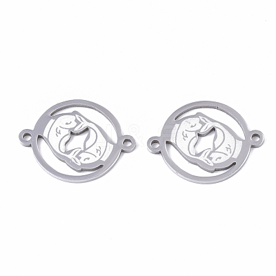 Tarnish Resistant 201 Stainless Steel Links connectors X-STAS-N087-22-07P-1
