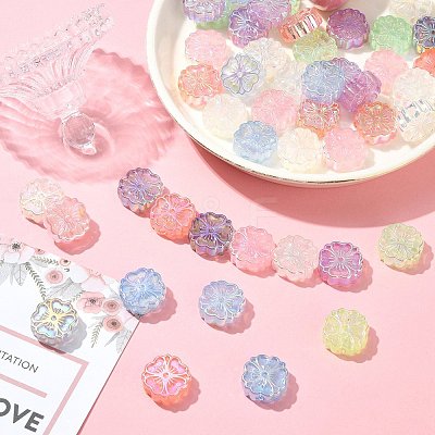 50Pcs Opaque Acrylic Beads OACR-CJ0002-24-1