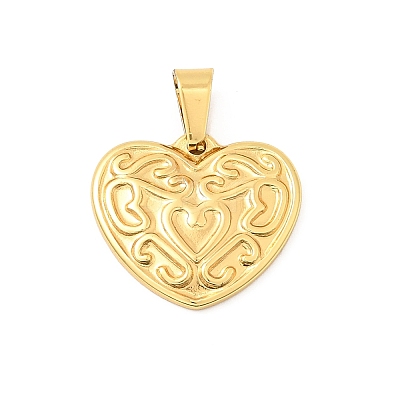 304 Stainless Steel Pendants STAS-C163-04F-G-1