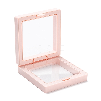 Square Transparent PE Thin Film Suspension Jewelry Display Box CON-D009-01B-04-1