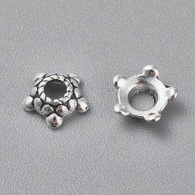 Tibetan Silver Bead Caps AA289-1