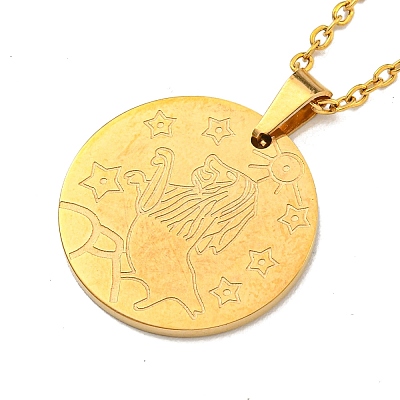 Constellation Pendant Necklaces LS-NJEW-S422-04G-05-1