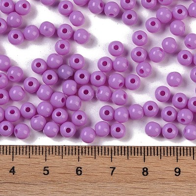 Opaque Acrylic Beads SACR-A007-01C-25-1