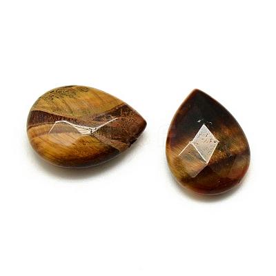 Natural Tiger Eye Pendants G-R418-60-1