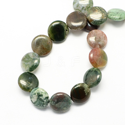 Natural Indian Agate Stone Bead Strands G-S110-01-1