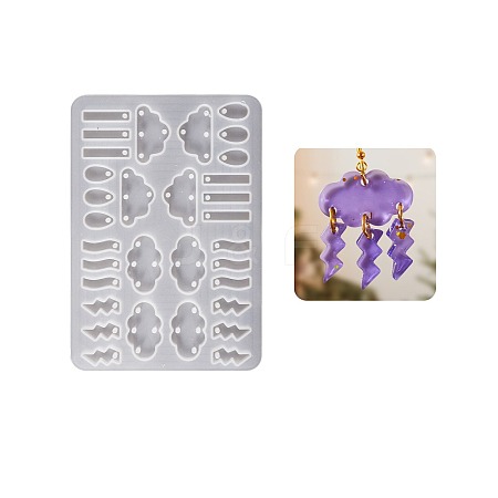 Silicone Pendant Molds LS-DIY-S048-03B-1