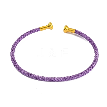 Braided Carbon Steel Wire Bracelet Making MAK-A017-B46-1