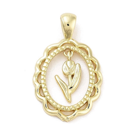 Rack Plating Brass Pendants KK-Z064-24G-01-1