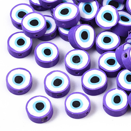 Handmade Polymer Clay Beads CLAY-ZX006-07H-1